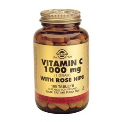 VITAMINA C ROSE HIPS1000 mg 100 TABLETAS