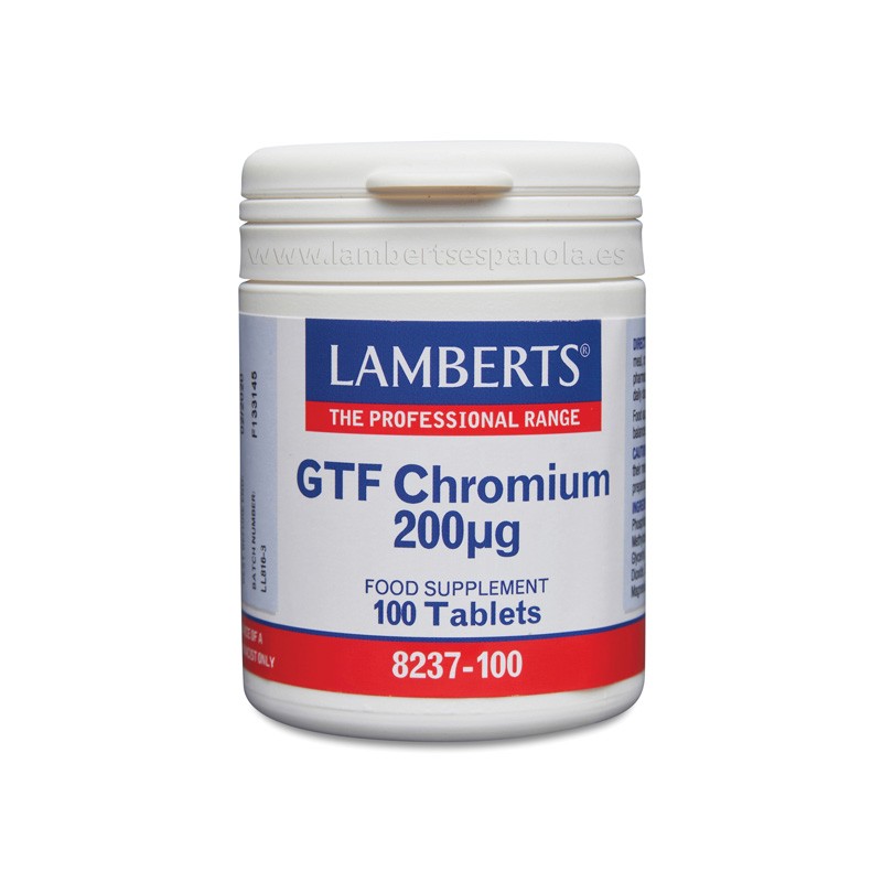 CROMO GTF 200 mcg como Picolinato